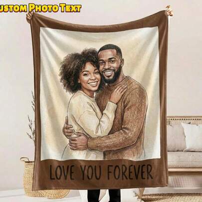 1 chiếc chăn nỉ in ảnh theo yêu cầu, đa năng dùng cho phòng khách, ghế sofa, ngoài trời, bãi biển, cắm trại, thú cưng, chăn trải giường in ảnh gia đình/thú cưng/cặp đôi theo cá nhân hóa, quà Giáng sinh cá nhân hóa, quà tặng lý tưởng cho bạn trai, bạn gái, bạn bè nhân dịp sinh nhật, kỷ niệm, dùng cho ghế sofa, giường, xe hơi, phòng trà, phòng ngủ, phòng khách, thoáng khí.