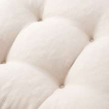 Beige Chair Cushions For Dining Chairs, Thick Seat Cushions For Kitchen Chairs With Non-Slip Backing, Indoor Outdoor Waterproof Chair Seat Pads With Ties, 15.5"X15.5"X4" - 米色 - 查看 11