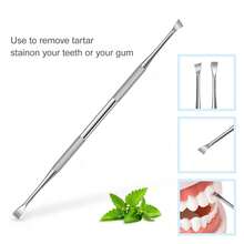 6pcs/9pcs Oral Care Set, Teeth Cleaning Tools Include Stainless Steel Toothpicks, Dental Floss Picks, Tartar Scraper And Storage Bag, Travel Essential - Silver - View 7