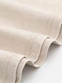 Men's Printed Vintage Washed Vest, Loose Fit, Casual Street Style, A Must-Have Item For Street Wear And The Gym. - Màu be - Xem 4