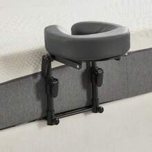 Reposacabezas de masaje para cama cuna de masaje ajustable en casa accesorio portátil para cama de masaje kit de reposo para mesa de masaje para cama de salón almohada boca abajo después - Grisoscuro - Ver 8