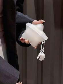 Creative 3D Transparent Luminous Star Case For Pro 3rd Generation New Model Bluetooth Wireless Earphone Case 2 Protective Cover Apple Pro 3rd And 4th Generation Silicone Soft Case 4th Generation - White - View 2