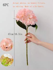 Hoa cẩm tú cầu nhân tạo, hoa cẩm tú cầu giả, cây nhân tạo sống động như thật, trang trí mùa xuân, hoa giả chất lượng cao, thích hợp để tự làm bó hoa cưới, trang trí tiệc, nhà cửa, phòng khách, nhà bếp, sân vườn, khách sạn, văn phòng, phòng học, trang trí phòng, quà tặng ngày Valentine, quà tặng ngày Nhà giáo, quà tặng cho y tá, trang trí mùa thu, đồ dùng cần thiết cho đám cưới ngoài trời, quà tặng tựu trường. - Màu Hồng baby - Xem 11