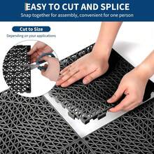 Interlocking Floor Mats - Black - View 4