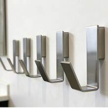 304 Stainless Steel Glossy Single Hook, Sturdy, Elegant, Corrosion-Resistant, Suitable For Bathroom, Hotel, Etc., Electroplated Process, ISO 9001 - Silver - View 3