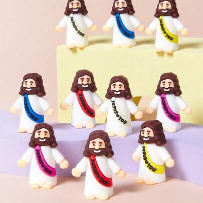 20个迷你耶稣玩偶“耶稣爱你”耶稣玩具，捉迷藏周日派对礼物（颜色随机）迷你耶稣，基督教玩具，小型玩具，基督教玩具，派对礼物，耶稣，玩具，耶稣礼物，耶稣，耶稣，迷你耶稣，基督教用品，耶稣，基督教用品，迷你耶稣