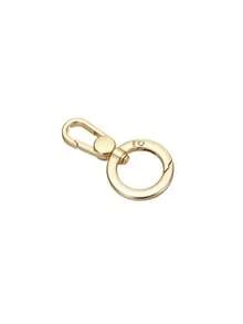 1/2 套双螺旋弹簧钩，旋转龙虾扣金属弹簧钩带环，适用于 DIY 手工艺品、挂绳、钥匙链、手提包、背包、钱包、肩带、钥匙圈、手机壳、DIY 用品、单肩包，金色、枪黑色、银色可选，男女通用 - 彩色 - 查看 9