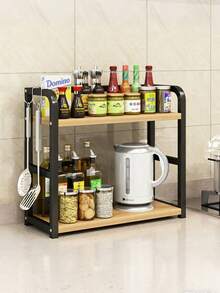 Multifunctional Kitchen Shelf, Kitchen Storage Rack - 2-layer Storage Rack - View 2