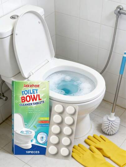 jakehoe 马桶清洁片，家用马桶清洁剂，去污剂，除臭剂，马桶清洁泡腾片