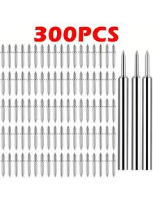 1/300pcs Double-Headed Baseboard Nails, Invisible Screws & Dedicated Socket Tool, Suitable For Seamless Installation Of Solid Wood Baseboards - A - View 8