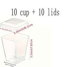 [100 cái/60 cái/50 cái/30 cái/20 cái/10 cái] Cốc mousse nướng, Cốc mousse kem trong suốt có nắp, Nhiều chất liệu để lựa chọn, Chịu nhiệt độ thấp & Dễ vệ sinh, Có thể tái sử dụng, Thích hợp cho quán cà phê, quầy ăn nhẹ, tiệc buffet tráng miệng, gia đình, nhà bếp, tiệc nướng, bánh pudding, bánh phô mai, mousse, thạch - Trong sáng - Xem 18