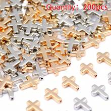 100/200 chiếc mặt dây chuyền CCB, hạt, vòng tay, dây chuyền, phụ kiện làm trang sức DIY, vòng cổ, vòng tay, bông tai, hạt đệm, vật liệu làm đồ trang sức thủ công. - tự làm lấy - Xem 12