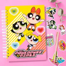 THE POWERPUFF GIRLS Powerpuff Girls-Themen Spiralhefte - Sortierte Designs mit Blossom, Bubbles und Buttercup, robuste Drahtbindung mit linierten und dekorativen Seiten, geeignet als Schulmaterial, Tagebücher, To-Do-Listen und Geschenke, toll für Fans aller Altersgruppen, um den klassischen Cartoon zu feiern, perfekt für Schule, Arbeit oder persönlichen Gebrauch, ein lustiges und nostalgisches Geschenk für Powerpuff Girls-Fans, um ihrer Stationerie-Sammlung eine verspielten Touch zu verleihen - Verschiedenfarbig - Übersicht 4