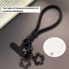 1pc Minimalist Adjustable Short Strap Buckle Lanyard, Phone Lanyard, Water Bottle Holder, Key Chain, Wrist Strap With Pad - Multicolor - View 34