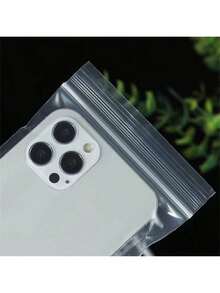 防震防水手机袋 5/10/50个装 透明加厚塑料自封袋 防水防尘保护套 一次性密封触摸屏保护套 生日礼物 - 彩色 - 查看 3