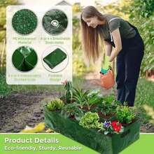 或许可以用网格种植袋、PE防水网状种植袋、带排水孔的可重复使用蔬菜种植袋（适用于西红柿和土豆）。 - 墨綠色 - 查看 2