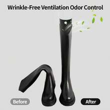 10pcs Boot Shaper Inserts, Black Tall Boot Shapers, Maintain Boot Shape For Men And Women - A - View 6