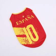 Pet Football Team Dog Vest, Summer Thin Clothes For Teddy Pomeranian Bichon Puppy Cats, Breathable Pet Apparel - 美國 - 查看 7
