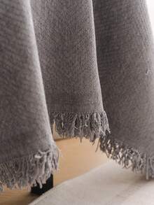 1件装简约雪尼尔沙发套，装饰性沙发保护套，家居装饰，宠物友好，透气，柔软舒适，防滑，防尘，防刮擦，四季皆宜，适用于卧室、客厅、书店、办公室、汽车、俱乐部、派对、1-4人沙发、L型沙发 - 灰色 - 查看 10