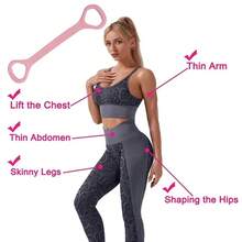 Bộ 3 dây kháng lực hình số 8, dây thun tập luyện tay, lưng và vai, dụng cụ thể dục. - Nhiều màu - Xem 2