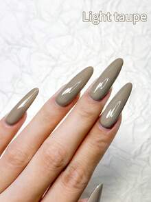 AiFer 15毫升/瓶 40色指甲油凝胶 - 色彩鲜艳持久，适用于女士美甲沙龙和DIY美甲，专业LED光疗固化，防脱落，光泽亮丽，是美甲爱好者的完美礼物 - 棕色 - 查看 5