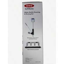 OXO Softworks - Juego de limpieza y secado de botellas de agua - Gris - Ver 4