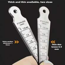 1pc High Precision 0-15mm Diameter Taper Gauge Feeler Gauge - Multicolor - View 1