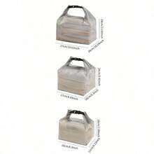 1PC Swimming Bag, Women's Dry Wet Separation Portable Swimsuit Storage Bag, Special Waterproof Bag, Large Capacity Men's Beach Wash Bag, Suitable For Swimming, Bathing And Travel Purse Wallet For Outdoor Sport Summer Vacation Holiday Pool Sport Bag For Sports For Fitness For Exercise Travel Bag For Vacation For Women For Men Travel Essential Durable Beach Bag For Beach - 灰色 - 查看 5
