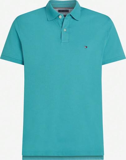  Polo Tommy Hilfiger Herren Grün Regular Fit Kurzarm