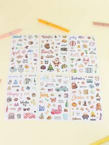 6-Piece Set Ultimate Journaling Sticker, Cute Sticker Bundle – Fun Decals To Personalize Your Stuff (Perfect Teen Gift! - A - View 7