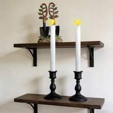 Velas LED sin llama con efecto de llama realista, adecuadas para Navidad, bodas, celebraciones, decoración del hogar interior - XKZ - Ver 1