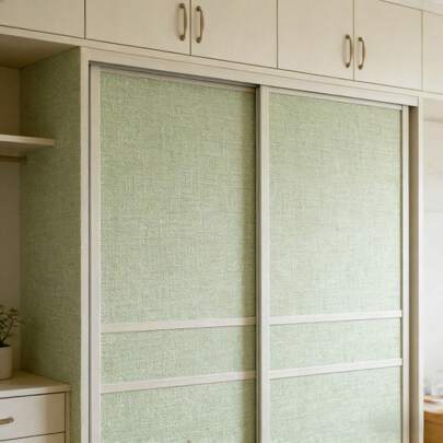 Giấy dán tường chống thấm nước, tự dính, trang trí phòng ngủ, phòng khách, phòng tắm, nhà bếp, giấy dán tường giả vải lanh, giấy dán tường vinyl tự dính, trang trí nhà cửa.