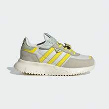 Adidas 女童 RETROPY F2 CF EL C 休闲低帮运动鞋 JS2471 - 灰色 - 查看 6