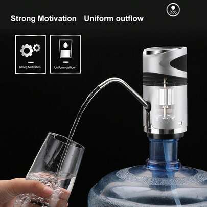 Automatic Electric Water Pump Dispenser For Gallon Bottles - USB Rechargeable Drinking Water Pump For Home And Office Use,Caraffa Filtrante Acqua  Water Filter  Filtro Acqua  Depuratore Acqua