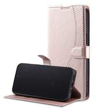 Business Lanyard PU Leather Wallet Flip Phone Case Suitable For Galaxy S25 Ultra/Galaxy S24 Ultra/S24 FE/S23 FE/S22/S21/S20 FE/A05/A06/A/14/A15/A16/A23/A25/A35/A54/A55, 17 Pro Max/16/15/14/13/12/11/XS/XR/8/7/6, Note 9~14 Pro, 7~10, Xperia 10/ Xperia 1/ Xperia 5, And Other Android Phones - Rose Gold - View 7