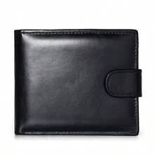 RFID Blocking Genuine Leather Wallet, Multifunctional Card Holder, Tri-Fold Wallet With Zipper Coin Pocket, Suitable For Men And Women - Black - View 12