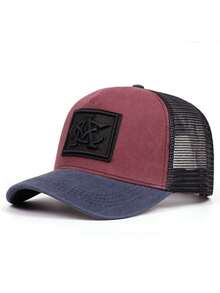 2026 New Minimalist Fashion Hip-Hop Cap With CA Embroidery, Street Style Skateboard Hat, Outdoor Sports Sun Hat, Casual Commute Decorative Baseball Cap, Unisex Creative Breathable Mesh Cap - CA Suede - View 6