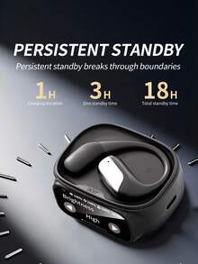 Auricolari senza fili Bluetooth Acer OHR545, design con gancio per l'orecchio e schermo, custodia di ricarica, cancellazione del rumore, audio Dolby, bassi profondi, vestibilità comoda, adatti per sport, corsa, ciclismo, fitness e compatibili con smartphone e tablet. - Tagli Unica - Visualizzare 11