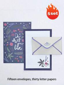 Bộ 6 phong bì và 12 tờ giấy viết có lót trang nhã, thích hợp cho văn phòng, nhà cửa và trường học. Phong bì họa tiết hoa và động vật dễ thương, khổ A5. Giấy lót trang nhã, phù hợp để viết thư, thiệp mời, thơ, đồ dùng văn phòng và học tập. Có nhiều kiểu dáng để lựa chọn. - Nhiều màu - Xem 30