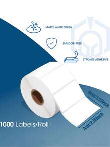 4/2/1Roll- 2.76" X 1.57" Direct Thermal Labels, Perforated Barcode Address Labels, Compatible With Rollo & Zebra Desktop Printers - 1000/Roll - Multicolor - View 5