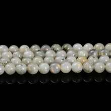 Natural White Stone Beads Howlite Crystal Pearl Jades Moon Round Loose Waist Beads For Jewelry Making DIY Handmade Bracelet - Multicolor - View 11
