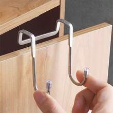 Stainless Steel Double S-Shaped Hooks, Easy Installation, Suitable For Kitchen, Bathroom Or Cabinet, Can Hang Clothes, Towels And Storage - Double S-shaped Hook - View 4