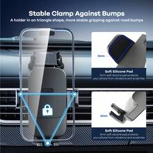 REMAX 通用车载手机支架，仪表盘安装式，多角度可调，适用于 4-7 英寸手机，兼容 iPhone 和安卓系统，车载配件，驾驶必备 - XK157 - 查看 6