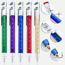 1pc 9-In-1 Multifunctional Tool Pen, Suitable As A Gift For Men And Women, Includes Stylus, Ruler, Level, Bottle Opener, Screwdriver, Ballpoint Pen, Architect Pen, Great For Parties, Holidays, Gifts For Him, Boyfriend, Grandpa - Screwdriver Pen - View 3