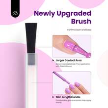 Beetles 15ML 6 Colors  HEMA-Free Pastel Gel Polish - Fairy Tale Dream, Pastel Yellow Pink Blue Purple, Colorful Bottle, Soak Off UV LED Manicure - Bộ sơn gel không chứa Hema, 6 màu, 15ml - Xem 6