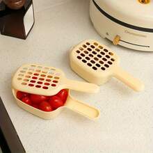 1pc Easy-Clean Mini Fruit Colander With Handle - Suitable For Cherries And Blueberries, Durable Plastic Kitchen Strainer, Fruit Rack - 1pc - View 11