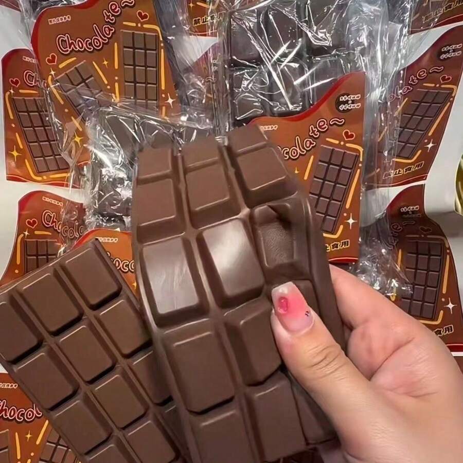 Therapeutic Butter Slime - Moisturizing And Soft Toy For Relieving Anxiety, ADHD And Stress - Chocolate Bar - View 1