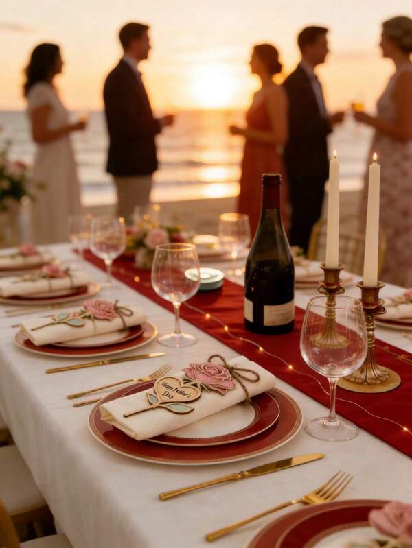 8/30/500 قطعة مطبوعة بتصميم وردة ثنائي الأبعاد، إكسسوارات أدوات المائدة، خواتم المناديل، هدية عيد الأم، مناسبة للحديقة والمطبخ وغرفة المعيشة وطاولات تجمع العائلة، هدية للأصدقاء والعائلة في المناسبات، مناسبة لعيد الحب والزفاف وعيد الأم والأعياد وحفلات المنزل، أفضل هدية للأم