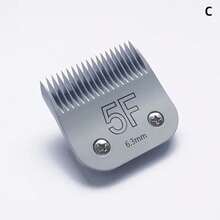 7FC/5FC/10/30/40 Detachable Pet Electric Shaver Blade Set, Ceramic & Stainless Steel Blades Compatible With Andis, Oster A5, KM10 Pet Grooming Clippers - Multicolor - View 4