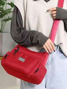 女士斜挎包 - 时尚多层休闲女包，配有单肩带。 - 彩色 - 查看 5